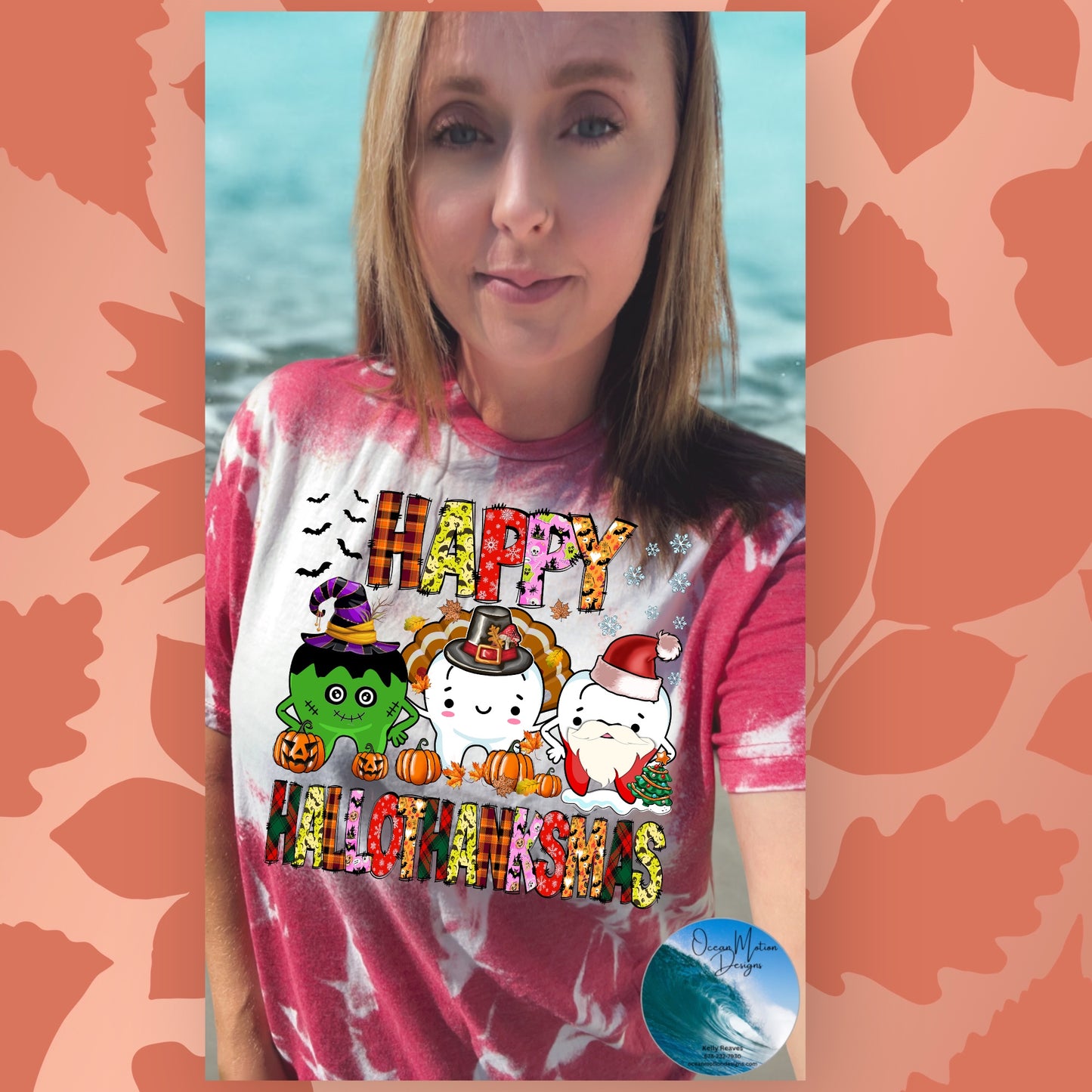 Happy Hallothanksmas Cute (Red)