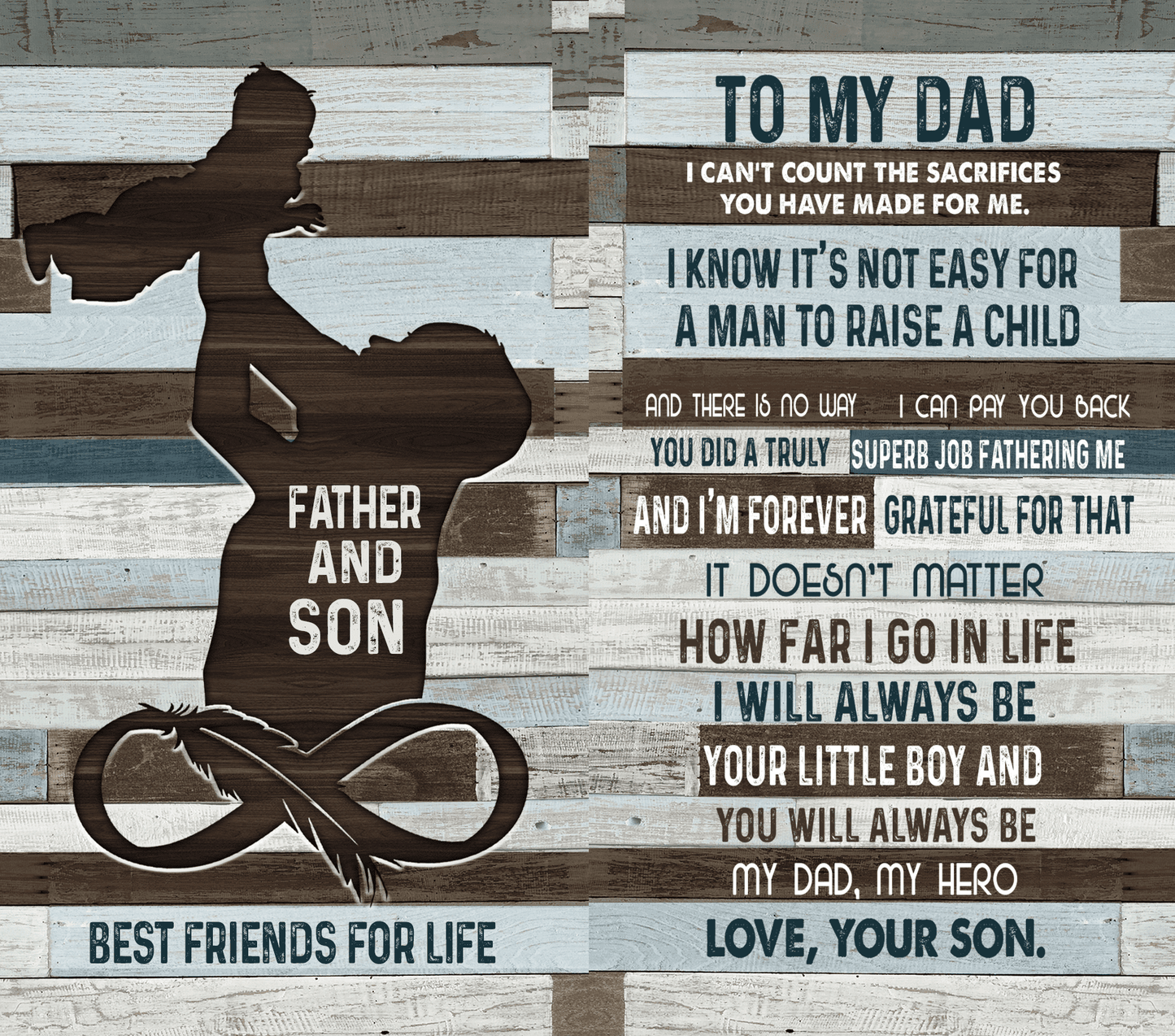 Fathers Day Best Friends For Life Cup