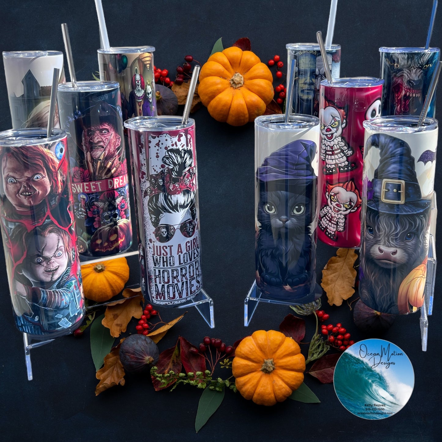 Halloween Baby Cows Tumbler