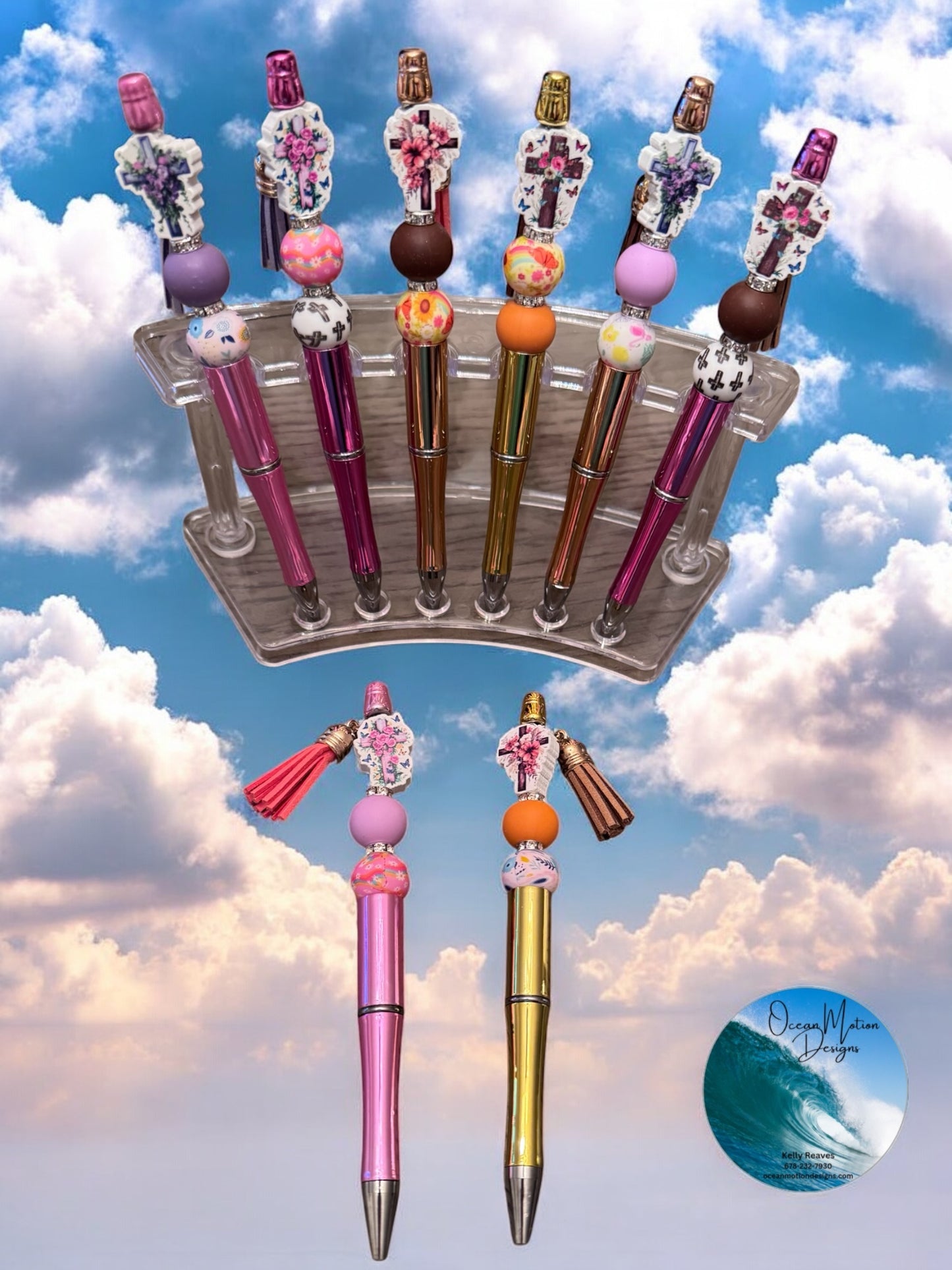 Inspirational Beaded Ink Pens