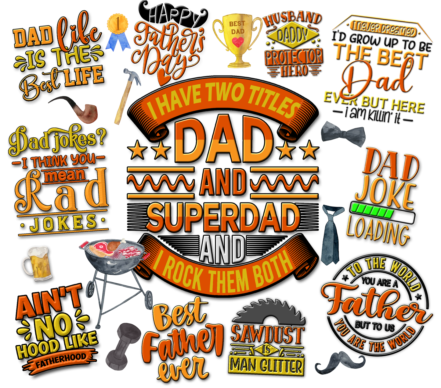 Fathers Day Super Dad Cup