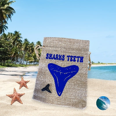 Blue Shark Tooth Bag
