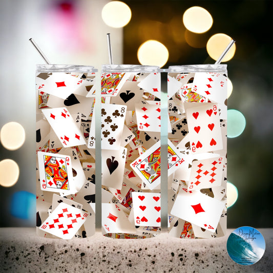 Fathers Day Poker Card Cup