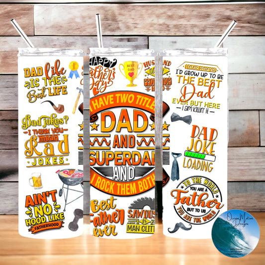 Fathers Day Super Dad Cup