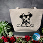 Schnauzer Canvas Tote Bag