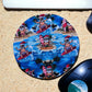 Beach Santa Mouse Pad (Round)