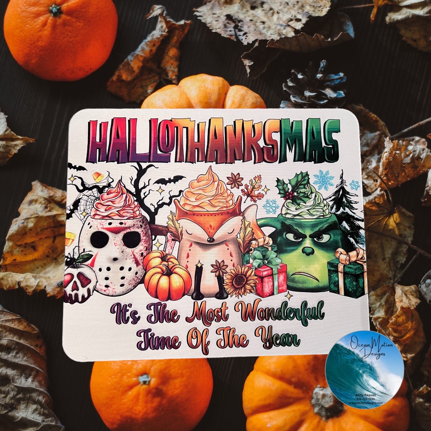 HalloThanksMas Mouse Pad (Square)