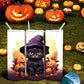 Halloween Black Kitten Tumbler