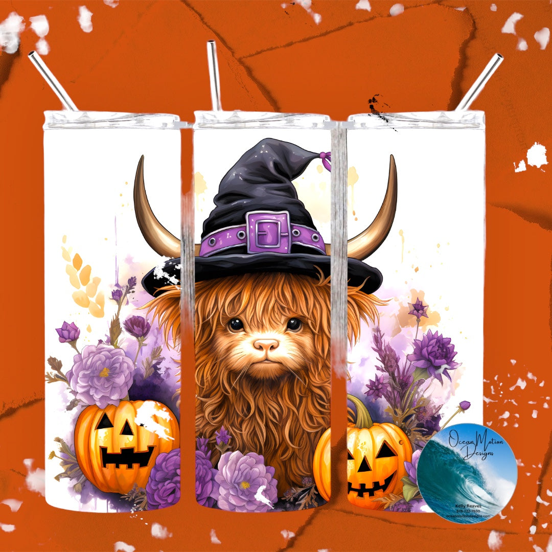 Halloween Baby Cows Tumbler