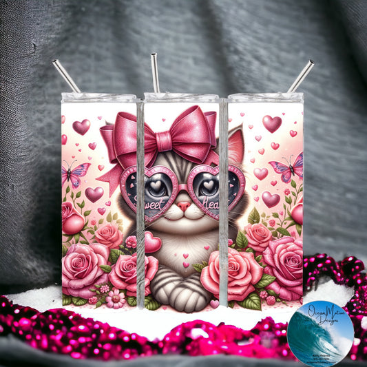 Valentine Kitty Tumbler