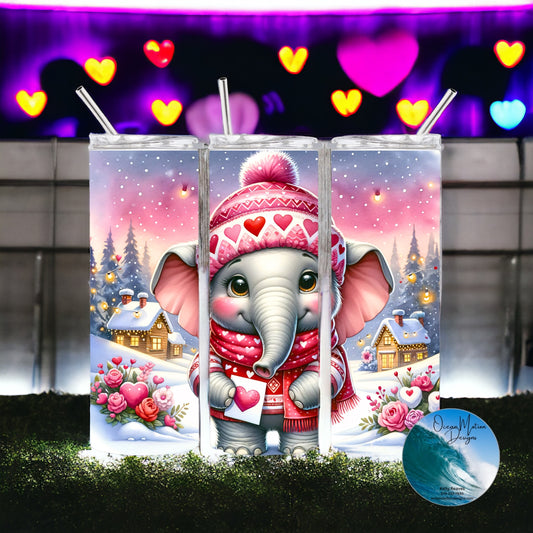 Valentine Elephant Tumbler