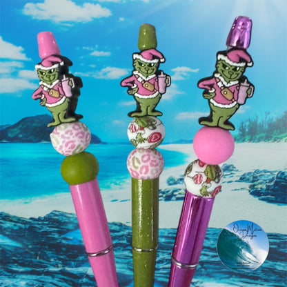 Christmas Beaded Ink Pens