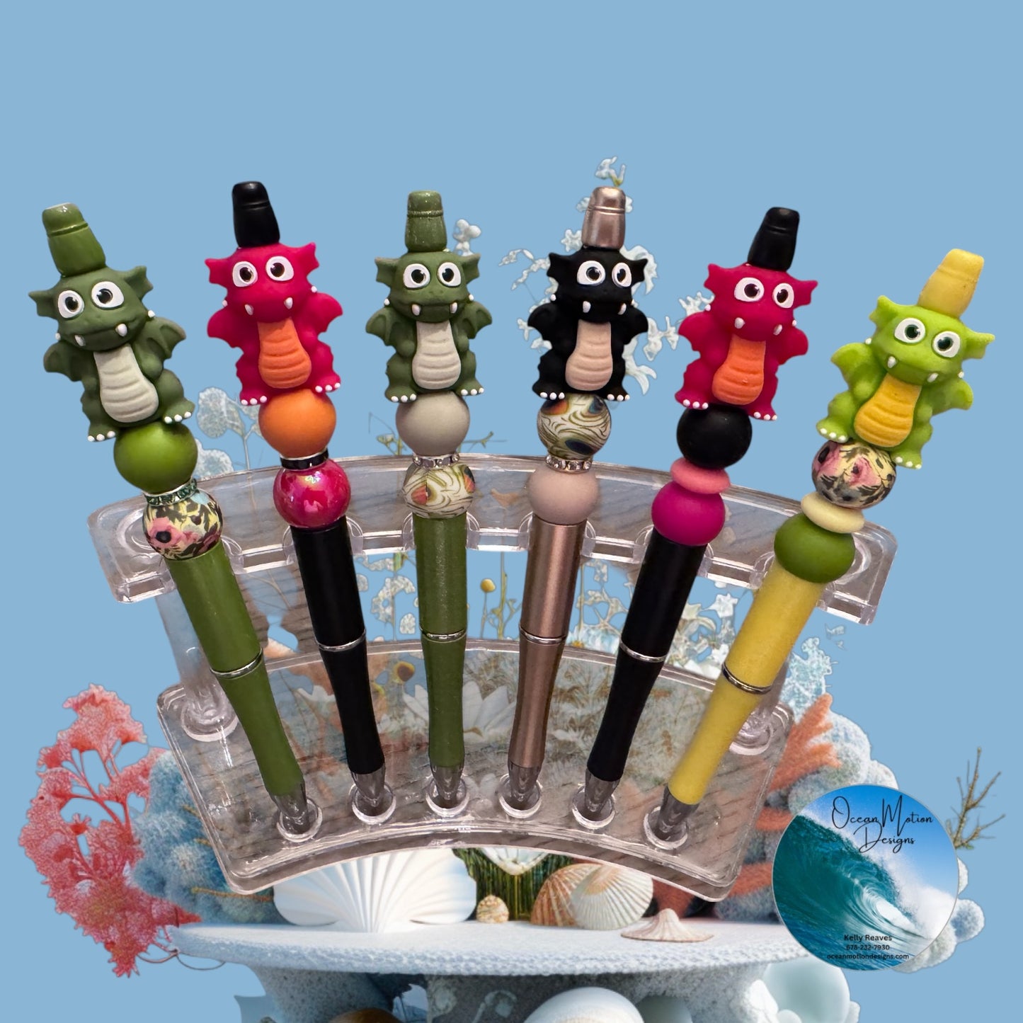 Dragon Beaded Ink Pens