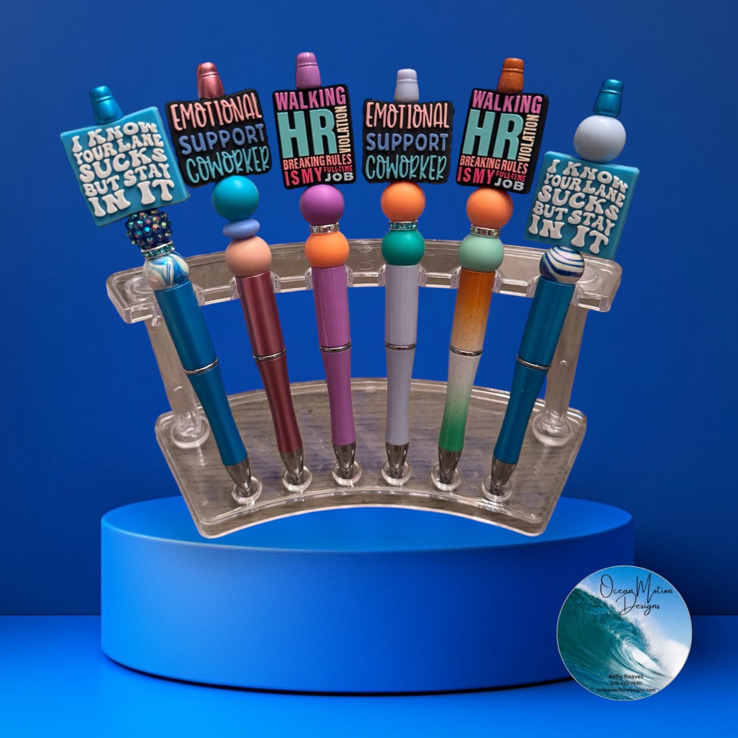 Funny Quote Beaded Ink Pens