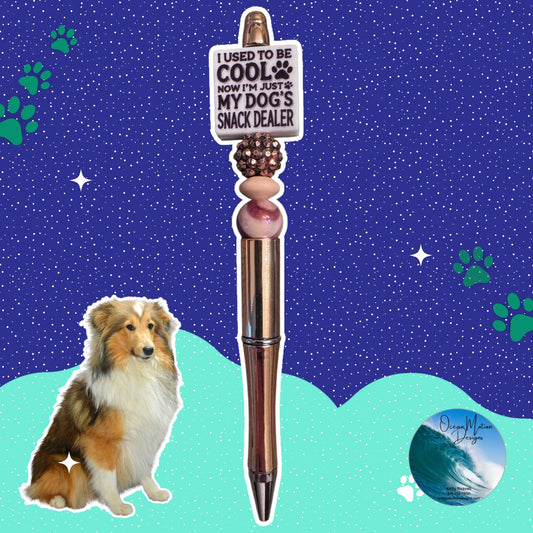 Dog Beaded Ink Pens