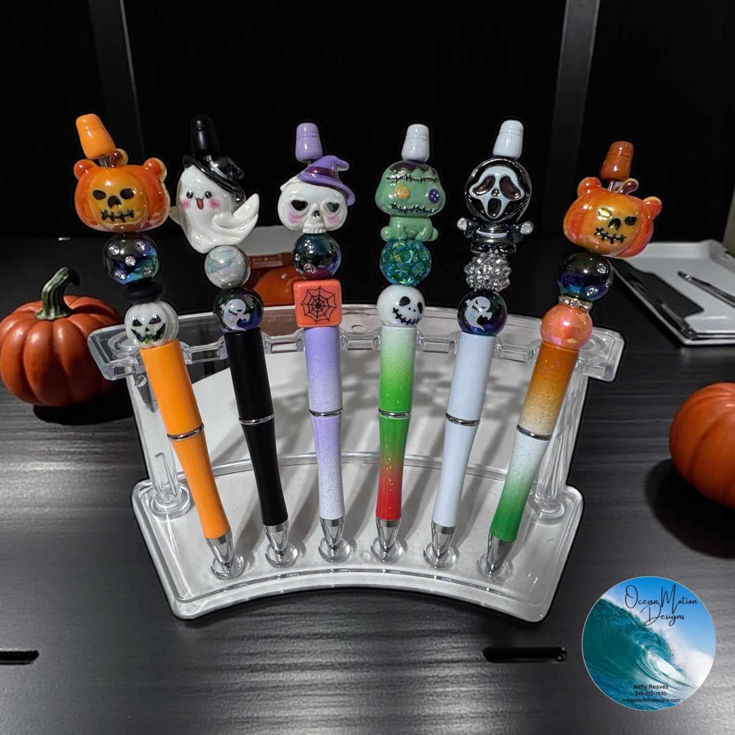 Halloween Beaded Ink Pens