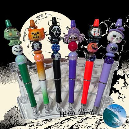 Halloween Beaded Ink Pens