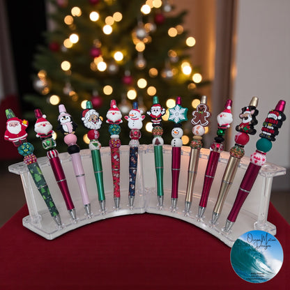 Christmas Beaded Ink Pens