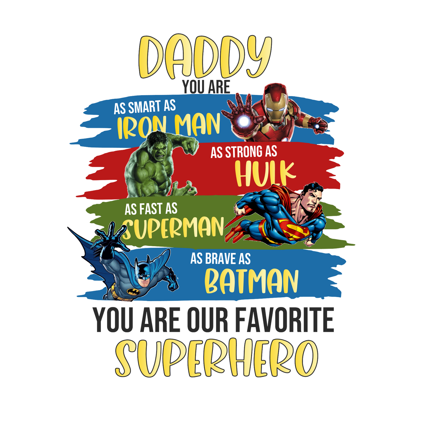 Fathers Day Super Hero Cup