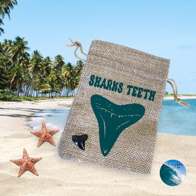 Green Shark Tooth Bag