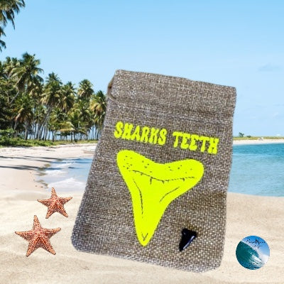 Yellow Shark Tooth Bag